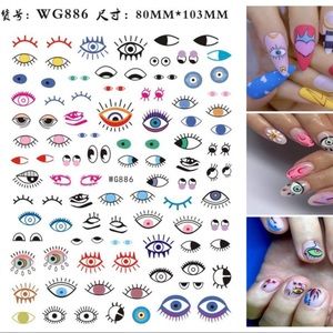 EYE NAIL STICKERS